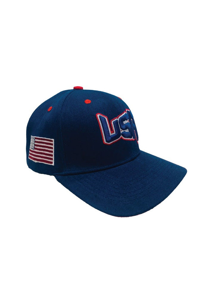 USA Embroidered Snapback Hat