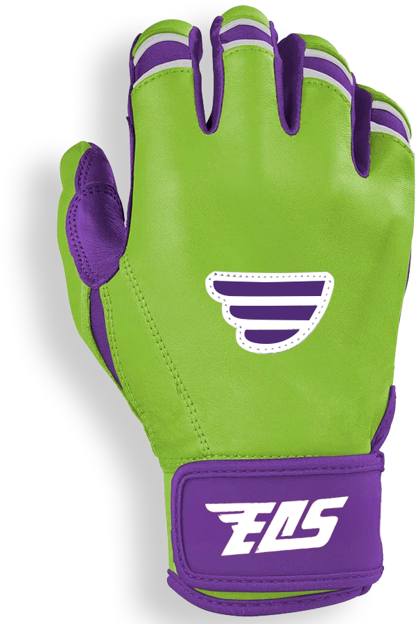 DarkPurple AppleGreen SERIE I SHORT CUT BATING GLOVES (Copy)
